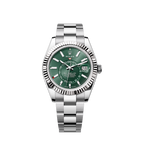 Rolex Sky-Dweller, 42mm, Oystersteel and 18k White Gold, Green, Oyster, Ref# 336934-0001