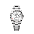 Rolex Sky-Dweller, 42mm, Oystersteel and 18k White Gold, White, Oyster, Ref# 336934-0003