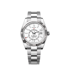 Rolex Sky-Dweller, 42mm, Oystersteel and 18k White Gold, White, Oyster, Ref# 336934-0003