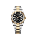 Rolex Sky-Dweller, 42mm, Oystersteel and 18k Yellow Gold, Black, Oyster, Ref# 336933-0003