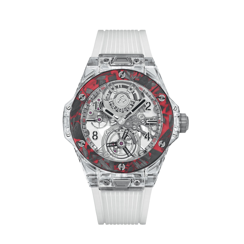 Hublot Big Bang Tourbillon Automatic Sapphire Las Vegas Boutique, 45mm, Ref# 419.JQV.0113.RT.LVB23