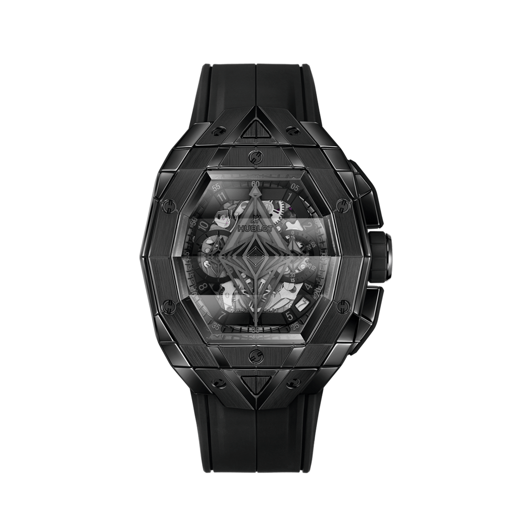 Hublot, Spirit of Big Bang Sang Bleu All Black, Ceramic, 42mm, Limited Edition, Ref# 648.CX.0114.RX.MXM23