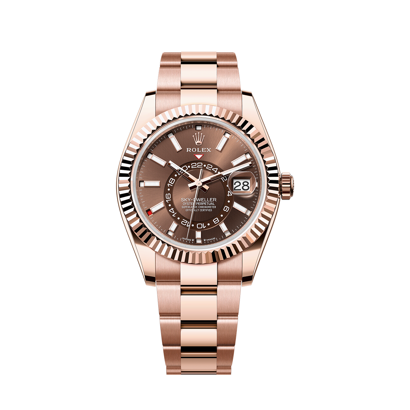 Rolex Sky-Dweller, 42mm, 18k Everose Gold, Ref# 336935-0002