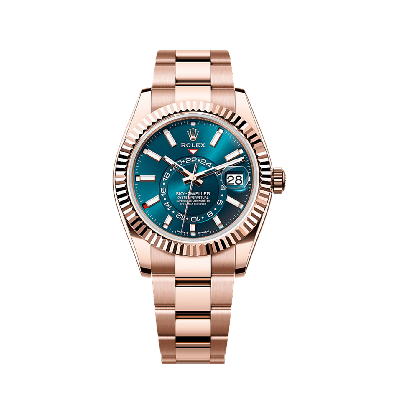 Rolex Sky-Dweller, 42mm, 18k Everose Gold, Ref# 336935-0001