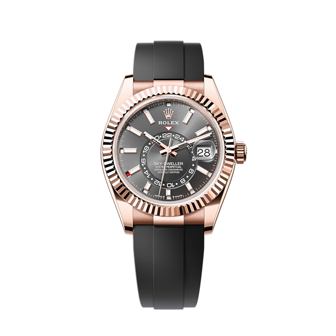 Rolex Sky-Dweller, 42mm, 18k Everose Gold, Ref# 336235-0004