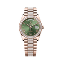 Unworn 2025, Rolex Day-Date 36, 18k Everose Gold and Diamond-set, 36mm, Ref# 128345rbr-0086, box and papers