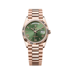 Unworn 2025, Rolex Day-Date 36, 18k Everose Gold, 36mm, Ref# 128235-0089, box and papers