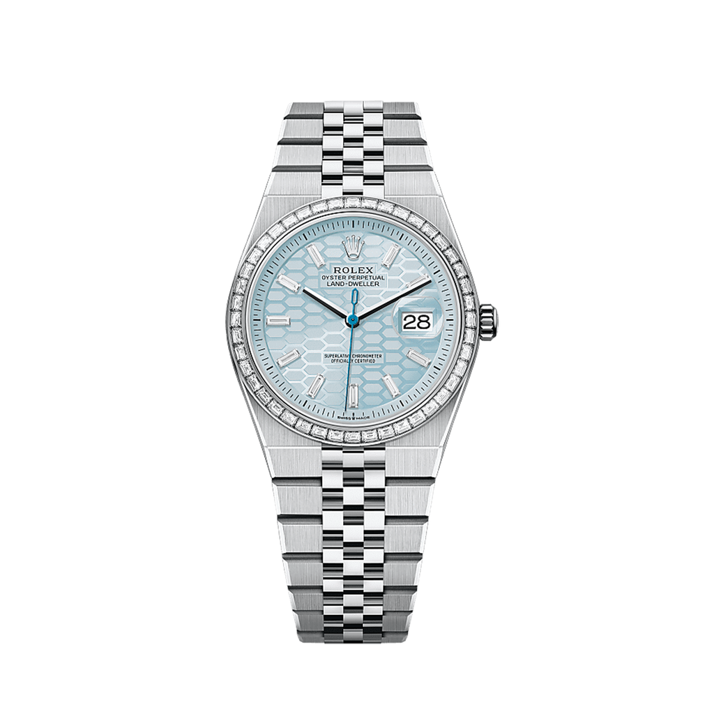 Rolex Land-Dweller 36mm Oyster Platinum & Diamonds M127286TBR-0001