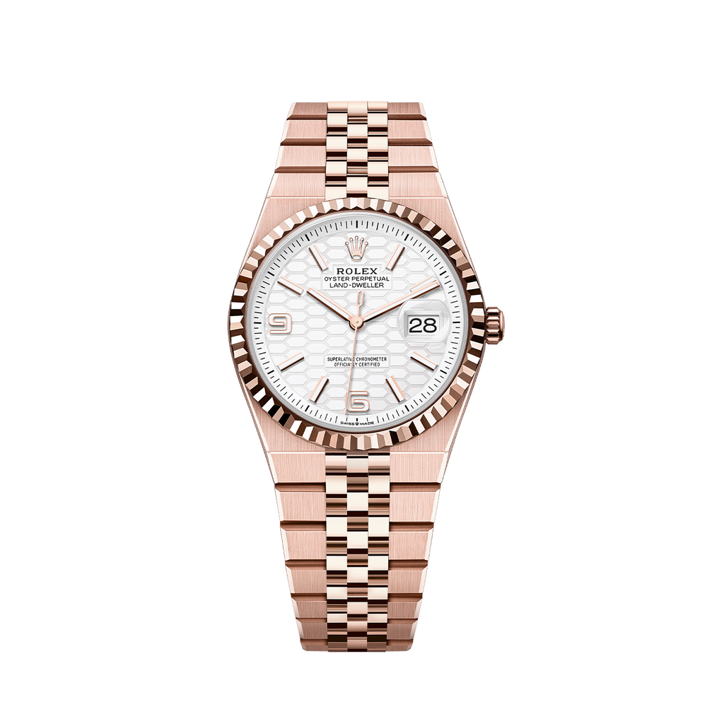 Rolex Land-Dweller 36mm Oyster Everose Gold M127235-0001