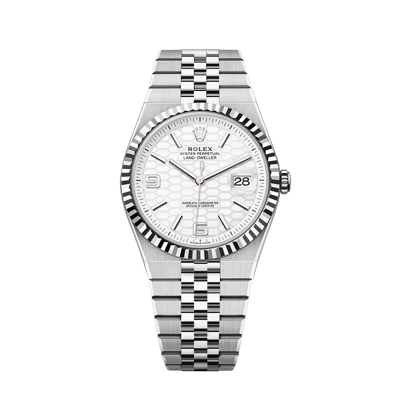 Rolex Land-Dweller 40mm Oystersteel & White Gold M127334-0001