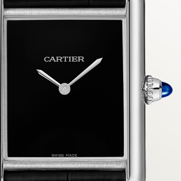Unworn Cartier Tank Must de Cartier, Stainless Steel, 32mm x 27mm, Ref# WSTA0072, box and papers