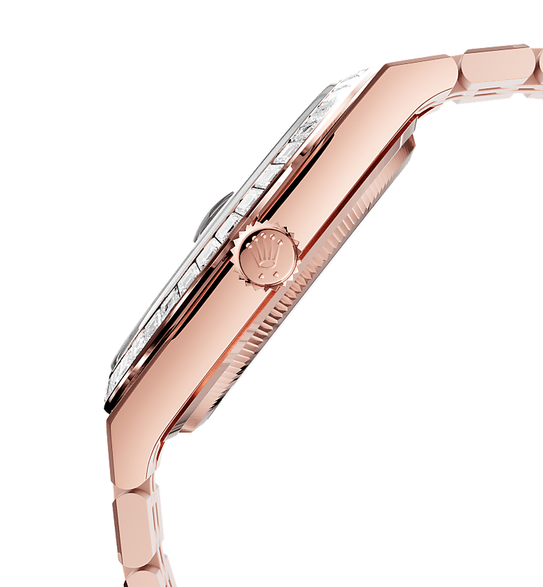 Rolex Land-Dweller 40mm Oyster Everose Gold & Diamonds M127385TBR-0003