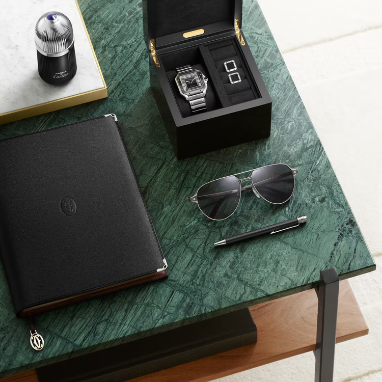 Unworn Cartier Santos de Cartier, Stainless Steel, 39.8mm, Ref# WSSA0037, box and papers