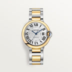 Unworn Cartier Ballon Bleu, Stainless Steel and 18k Yellow Gold, 36mm, Ladies, Ref# W2BB0038, box and papers