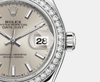 Rolex Lady-Datejust 28, Oystersteel and 18k White Gold, Ref# 279384RBR-0008