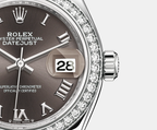 Rolex Lady-Datejust 28, Oystersteel and 18k White Gold, Ref# 279384RBR-0015