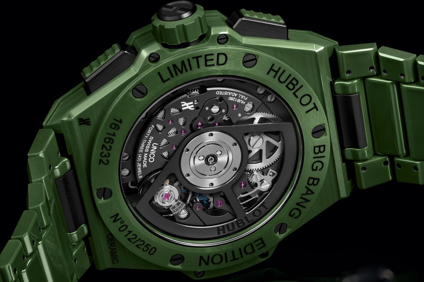 Hublot Big Bang INTEGRATED GREEN CERAMIC, 42mm, Ref# 451.GX.5220.GX, Unworn 2025