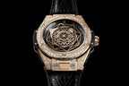 Hublot Big Bang SANG BLEU KING GOLD PAVÉ Ref# 465.OS.1118.VR.1704.MXM18