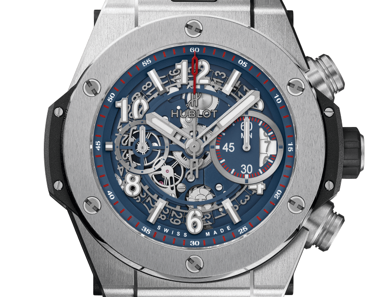 Hublot Big Bang, Unico Titanium Blue 45mm, Ref# 411.NX.5179.RX