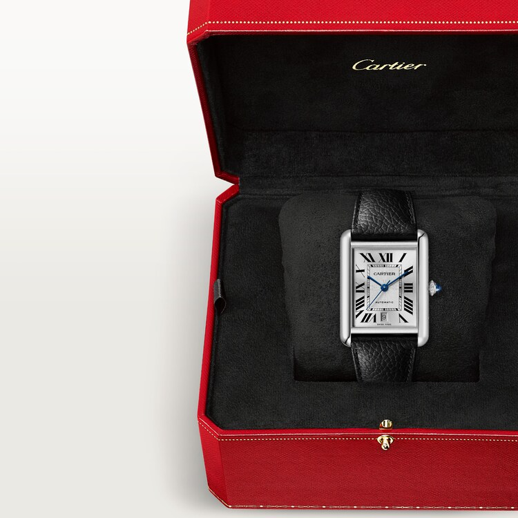 Unworn Cartier Tank Must de Cartier, Extra-large Stainless Steel, 41mm x 31mm, Ref# WSTA0040, box and papers
