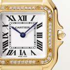 Unworn Cartier Panthère de Cartier Medium, 18k Yellow Gold, Diamonds, 27mm x 36mm, Ref# WJPN0016, box and papers