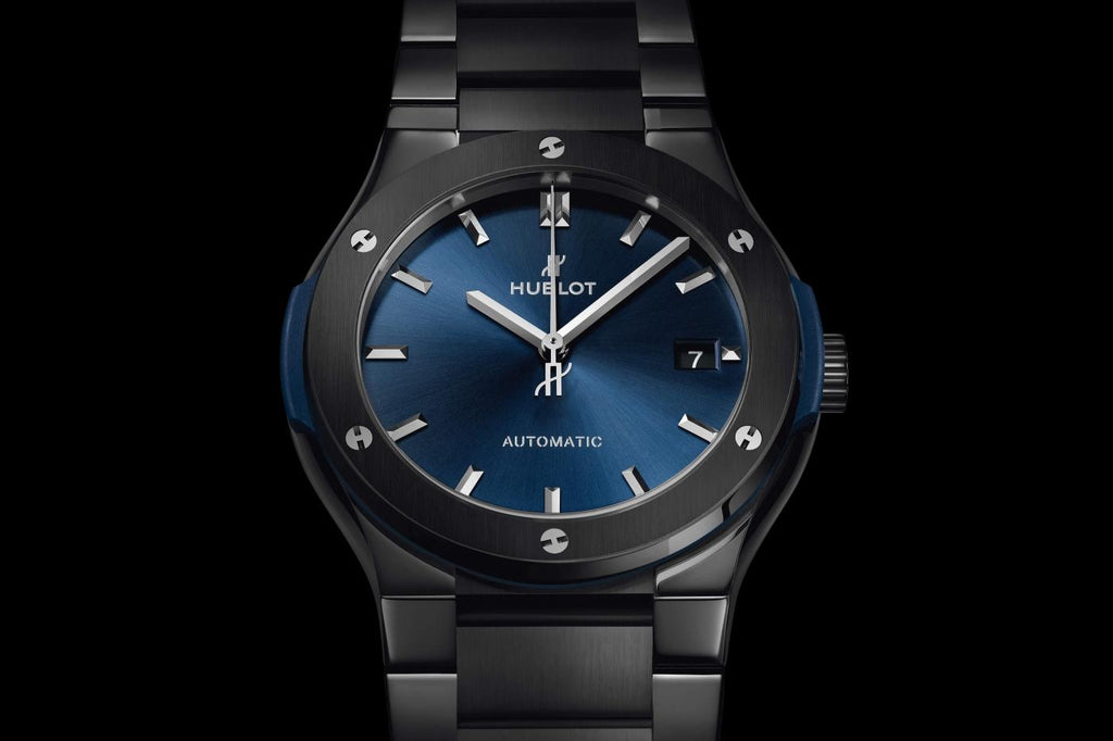 Hublot Classic Fusion Automatic 45mm Ceramic Blue, Ref# 510.CM.7170.CM, Unworn 2025