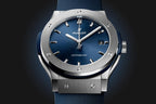 Hublot Classic Fusion Titanium Blue Ref# 511.NX.7170.RX, Unworn 2025