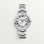 Unworn Cartier Ballon Bleu de Cartier, Stainless Steel, 33mm, Ref# WSBB0044, box and papers
