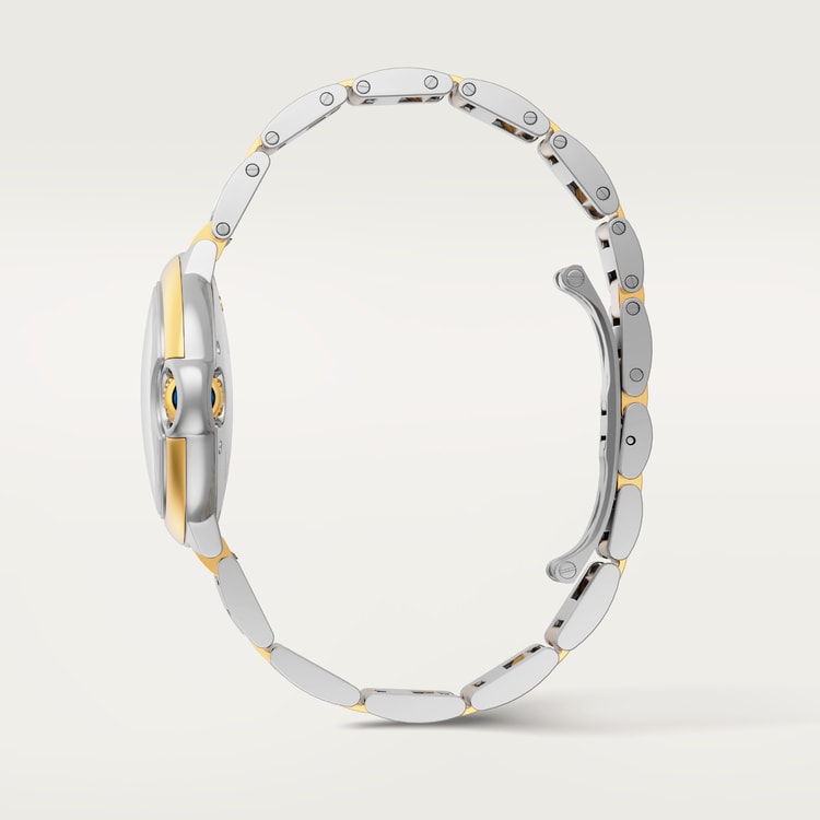 Unworn Cartier Ballon Bleu, Stainless Steel and 18k Yellow Gold, 33mm, Ladies, Ref# W2BB0037, box and papers