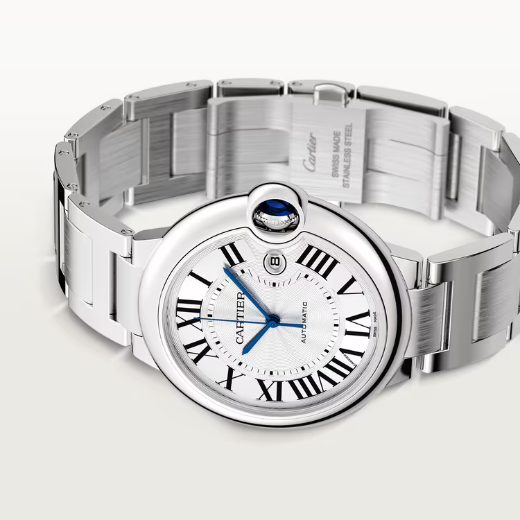 Unworn Cartier Ballon Bleu de Cartier, Stainless Steel, 42mm, Ref# WSBB0049, box and papers