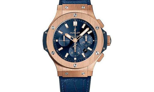 Hublot Big Bang Gold Blue 44mm, 18kt Rose Gold, Ref# 301.PX.7180.LR, Unworn 2025