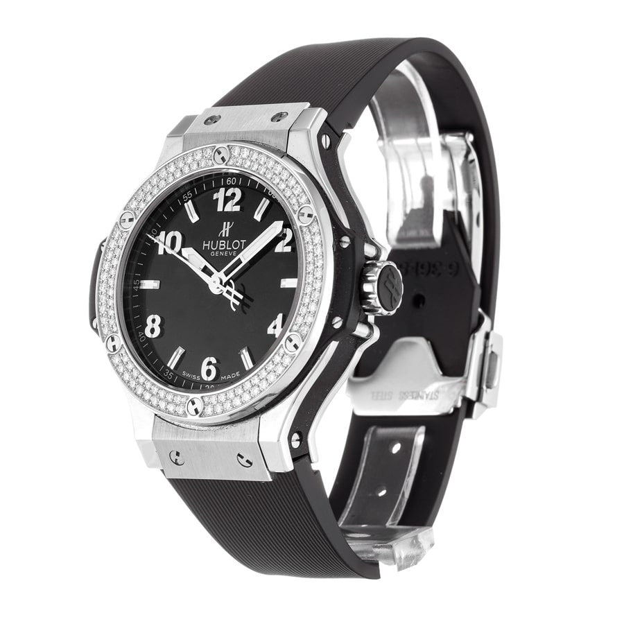 Hublot Big Bang, Steel, Black Diamonds, 38mm, Ref# 361.SX.1270.RX.1104, Unworn 2025