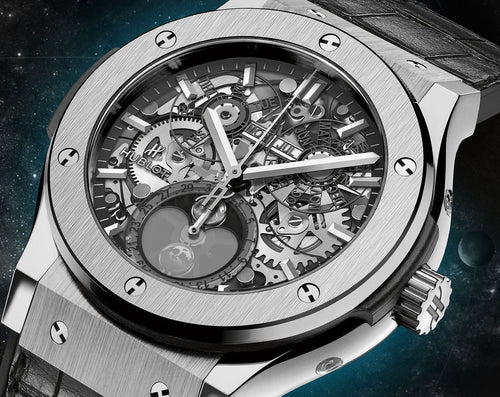 Hublot Classic Fusion Aerofusion Moonphase Titanium 45mm, Ref# 517.NX.0170.LR, Unworn 2025