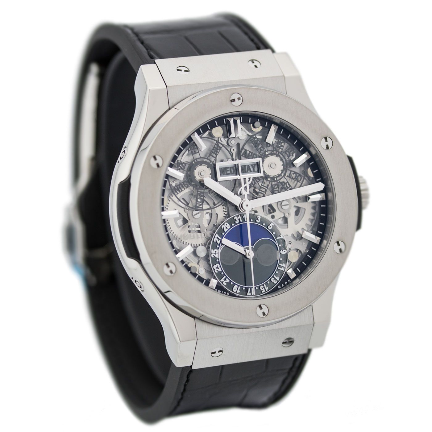 Hublot Classic Fusion Aerofusion Moonphase Titanium 45mm, Ref# 517.NX.0170.LR, Unworn 2025