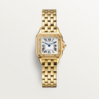 Unworn Cartier Panthère de Cartier Small, 18k Yellow Gold, Diamonds, 22mm x 30mm, Ref# WJPN0067, box and papers