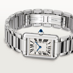 Unworn Cartier Tank Must de Cartier, Small Stainless Steel, 29.5mm x 22mm, Ref# WSTA0107, box and papers