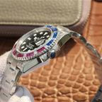 Rolex Submariner Silver Blue/Red Diamond, 40mm