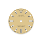 Unworn 2025, Rolex Oyster Perpetual, Oystersteel, 34mm, Beige dial, Domed Oyster, Ref# 124200-0007, box and papers