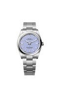 Unworn 2025, Rolex Oyster Perpetual, Oystersteel 36mm, Lavender dial, Domed Oyster, Ref# 126000-0013, box and papers