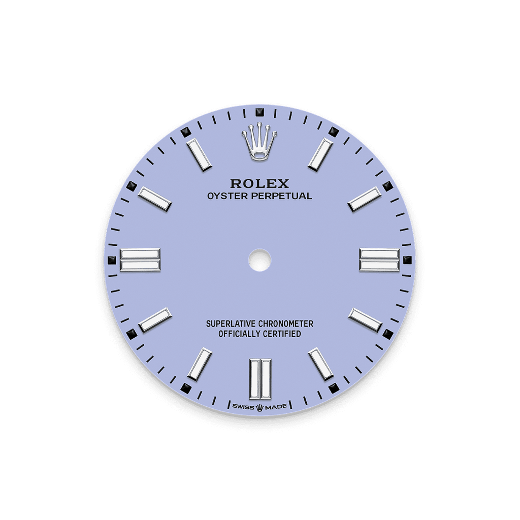 Unworn 2025, Rolex Oyster Perpetual, Oystersteel 36mm, Lavender dial, Domed Oyster, Ref# 126000-0013, box and papers
