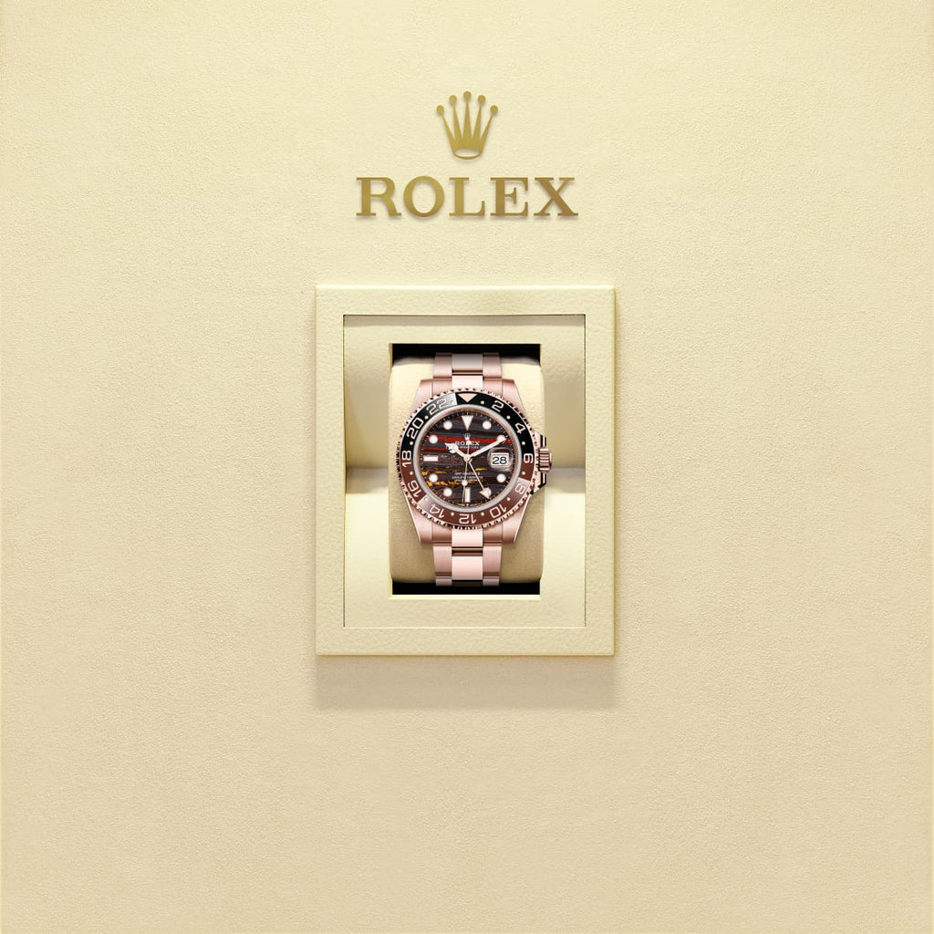 Unworn 2025, Rolex GMT-Master II, 18k Everose gold, 40mm, Ref# 126715chnr-0002, box & papers