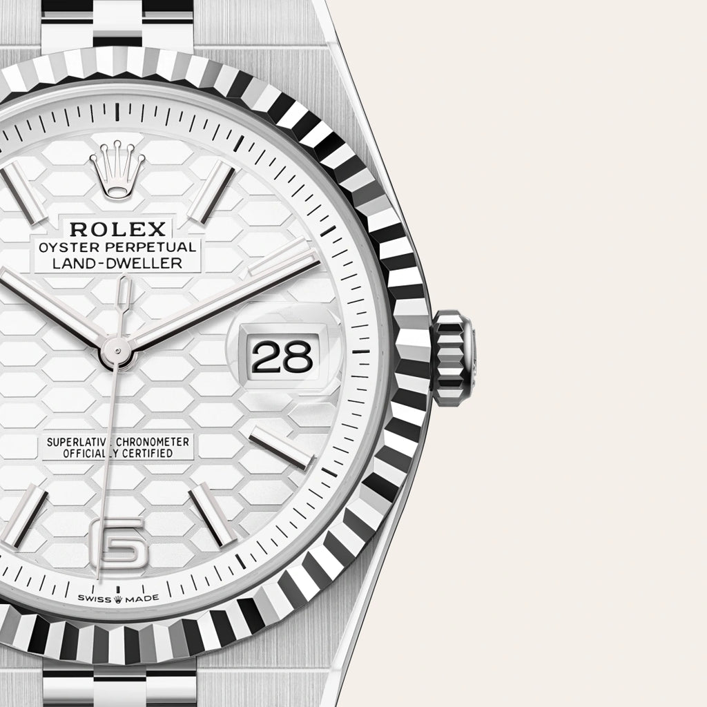 Rolex Land-Dweller 40mm Oystersteel & White Gold M127334-0001