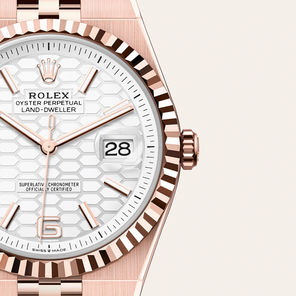 Rolex Land-Dweller 40mm Oyster Everose Gold M127335-0001