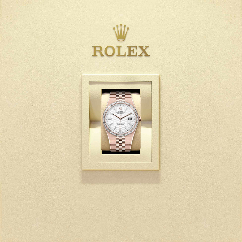 Rolex Land-Dweller 40mm Oyster Everose Gold & Diamonds M127385TBR-0003