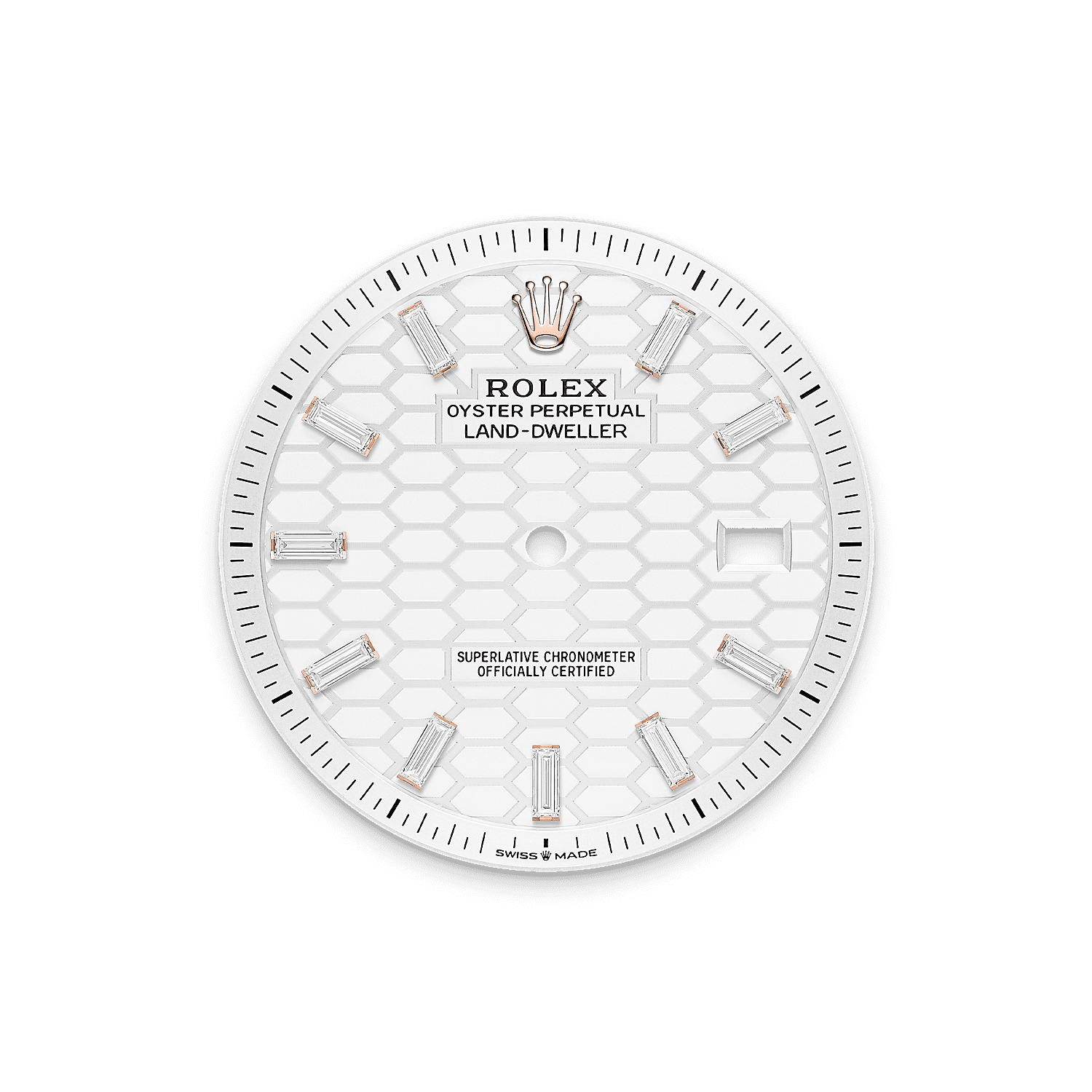 Rolex Land-Dweller 40mm Oyster Everose Gold & Diamonds M127385TBR-0003