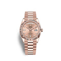 Rolex Day-Date 36 Everose gold Ref# 128235-0009