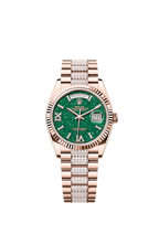 Rolex Day-Date 36, 18k Everose Gold with Diamond-set, 36mm, Ref# 128235-0069