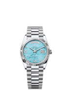 Rolex Day-Date 36, Platinum with Diamond-set , 36mm, Ref# 128236-0011