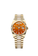 Rolex Day-Date 36, 18k Yellow Gold with Diamond-set, 36mm, Ref# 128238-0089