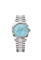 Rolex Day-Date 36, 18k White Gold with Diamond-set, 36mm, Ref# 128239-0045